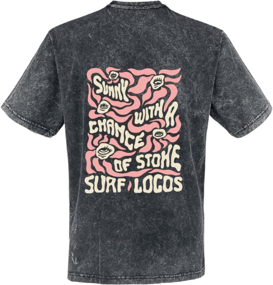OF STONE SURF LOCOS t- shirt One Size Washed Back 45