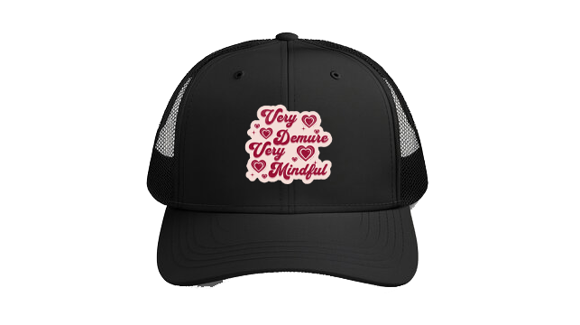 Baseball cap Black Very Demure, Very Mindful 45