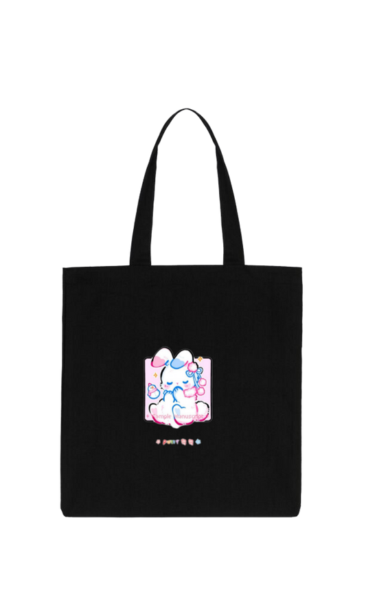 bunny tote bag White 45