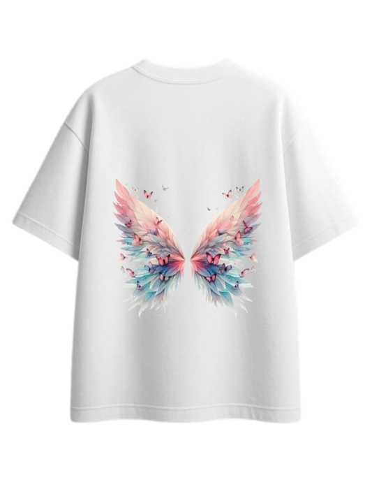 butterflies t- shirt White Back 44