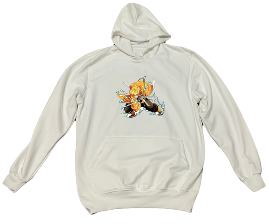 Anime Demon slayer nezuko tanjiro Oversize Hoodie White 45