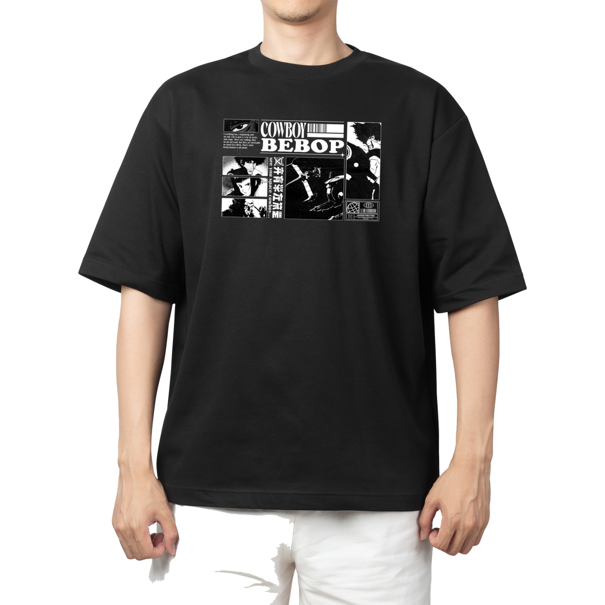 Cowboy Bebop t- shirt Over Size Black 11