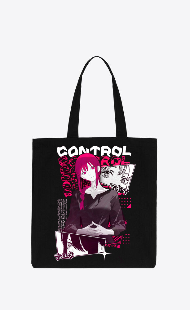 Chainsaw Man tote bag Black 46