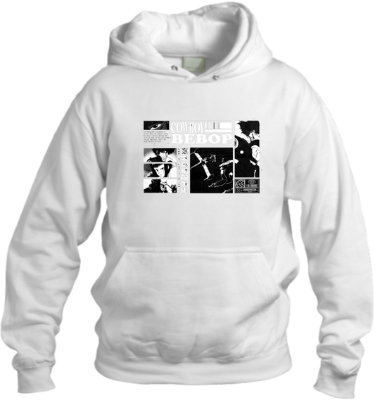 Cowboy Bebop Over Size hoodie White 11