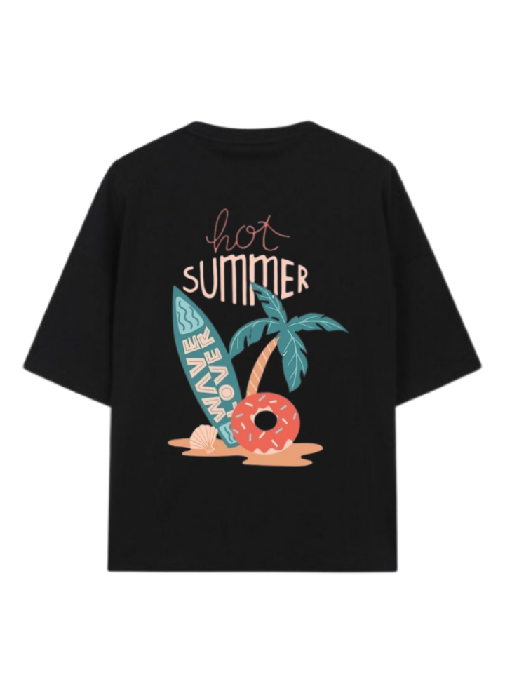Summer Vibes t- shirt Black Back 46