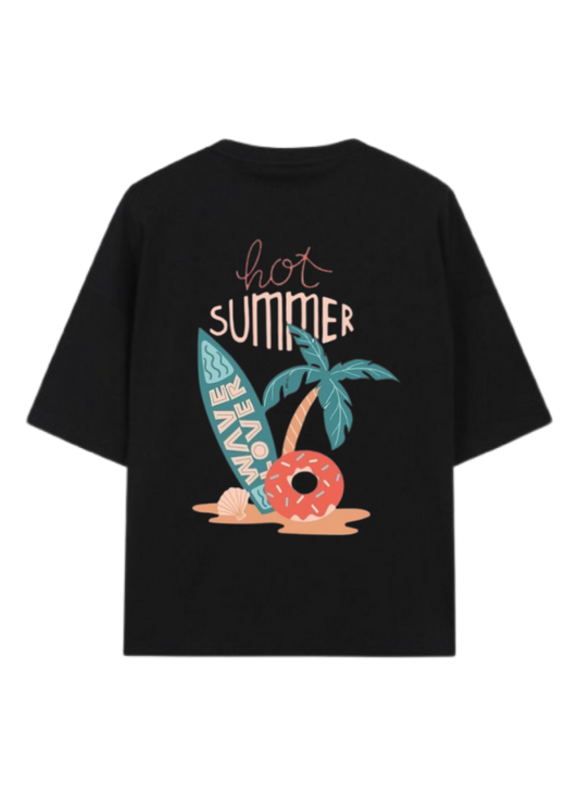 Summer Vibes t- shirt Black Back 46