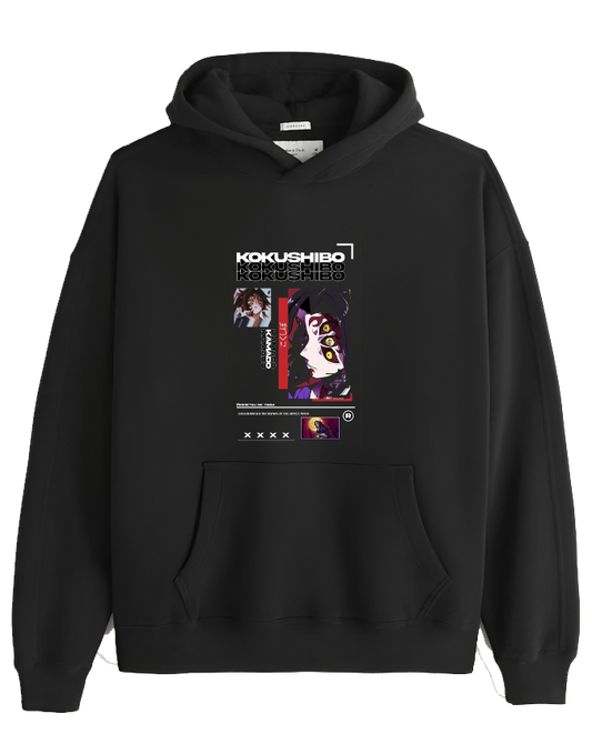 Anime Demon slayer nezuko tanjiro Oversize Hoodie Black 97