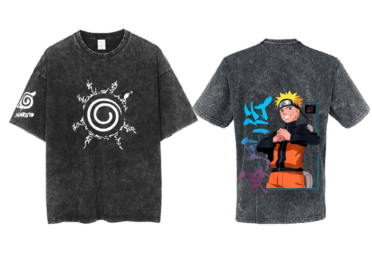 Naruto Shippuden t- shirt One Size Washed Back 46