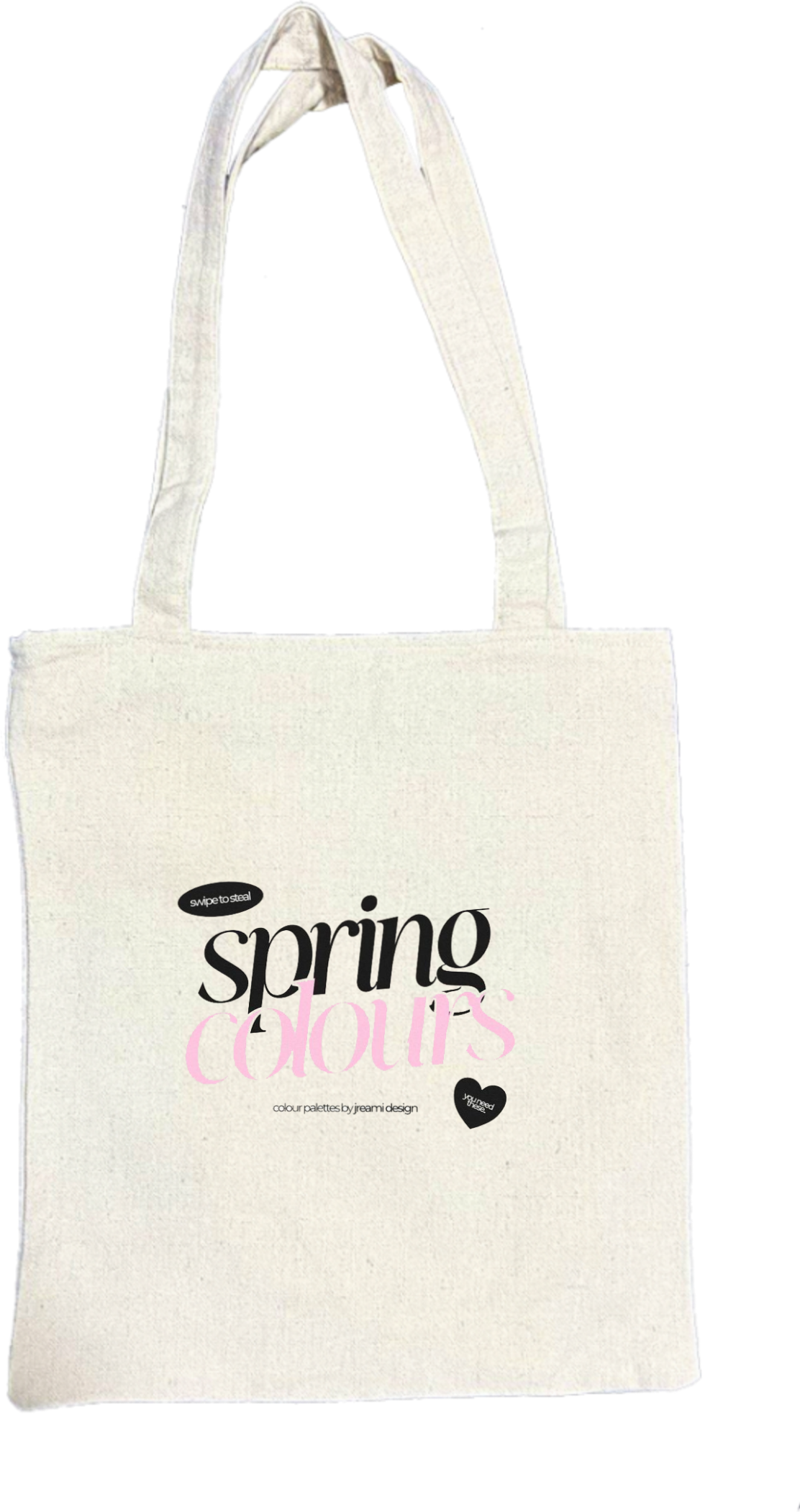 Spring tote bag beige 46