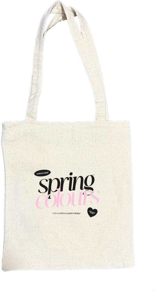 Spring tote bag beige 46