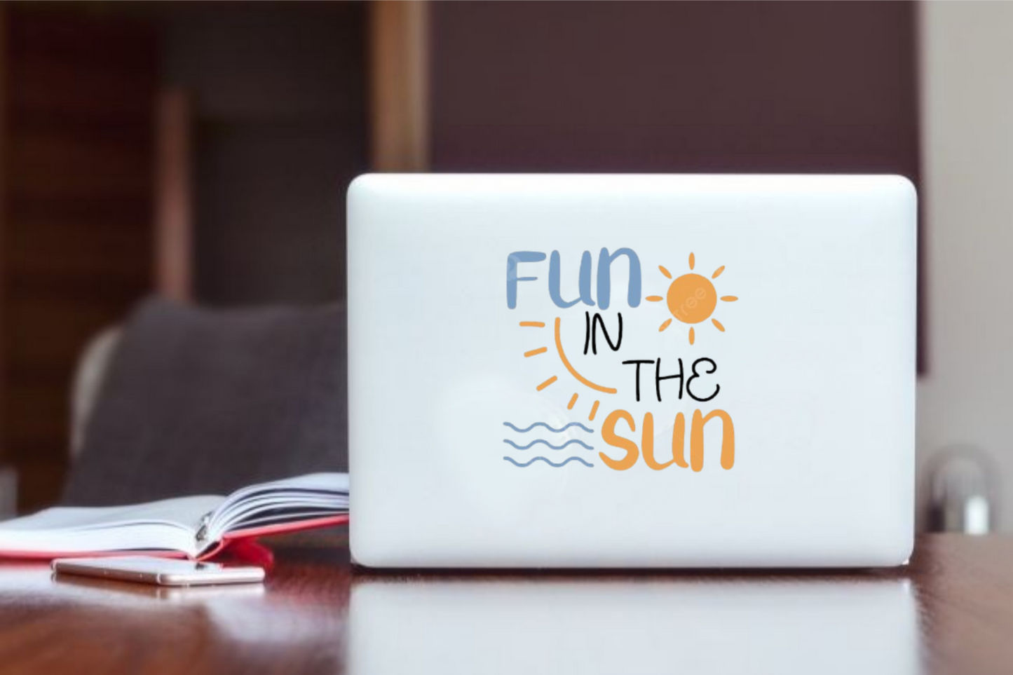 Summer Vibes Laptop Sticker 46