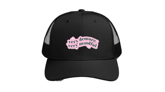 Baseball cap Black Very demure, very mindful 46