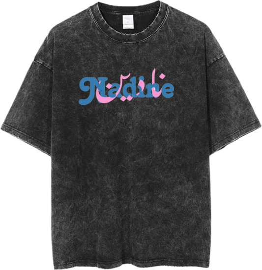 names t- shirt One Size Washed Nadine 46