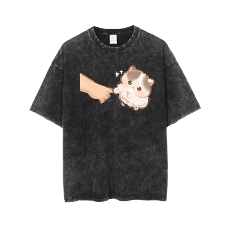 cat One Size t- shirt  Washed 46