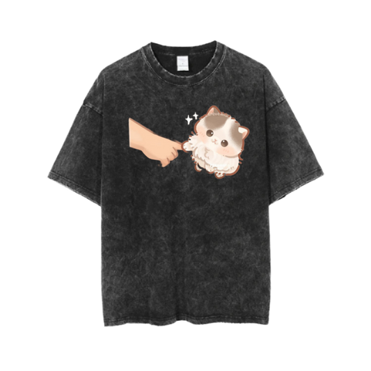 cat One Size t- shirt  Washed 46