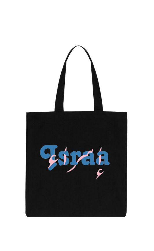 names tote bag Black Israa 46