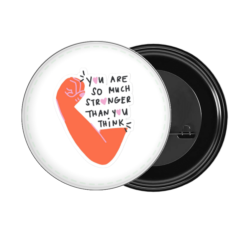 badge pin for bag workout gym pilates 45