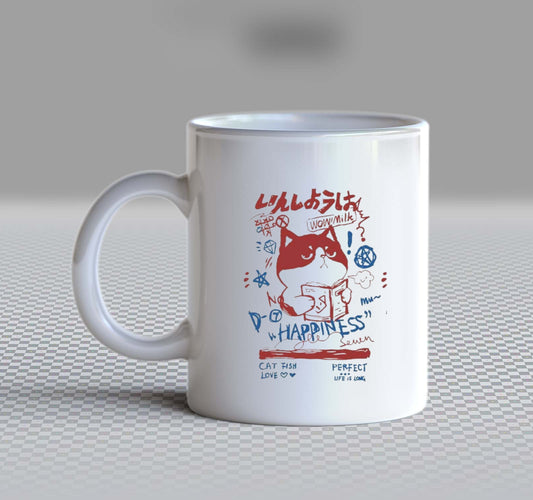 HAPPINESS Back text Mug 46