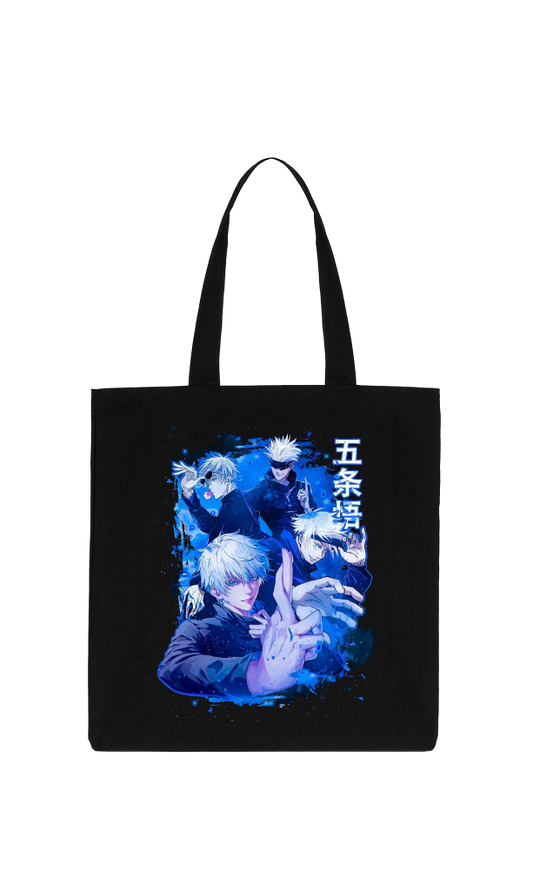 jujutsu kaisen GOJO  tote bag Black 46