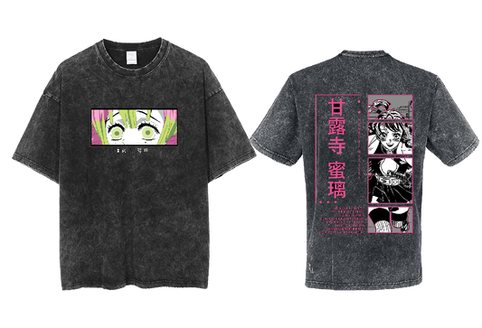 Anime Demon slayer nezuko tanjiro  One Size t- shirt Washed 47