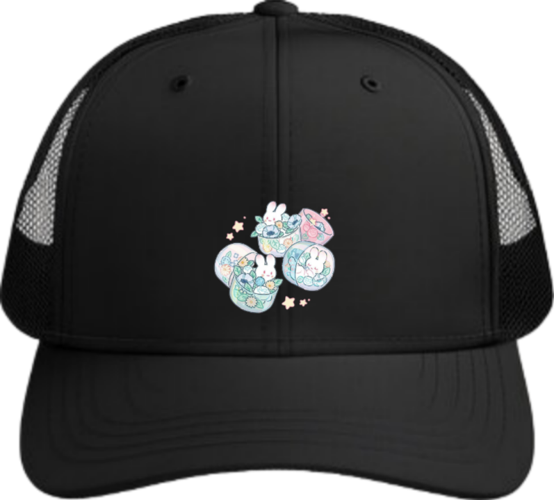 bunny Baseball cap Black 46