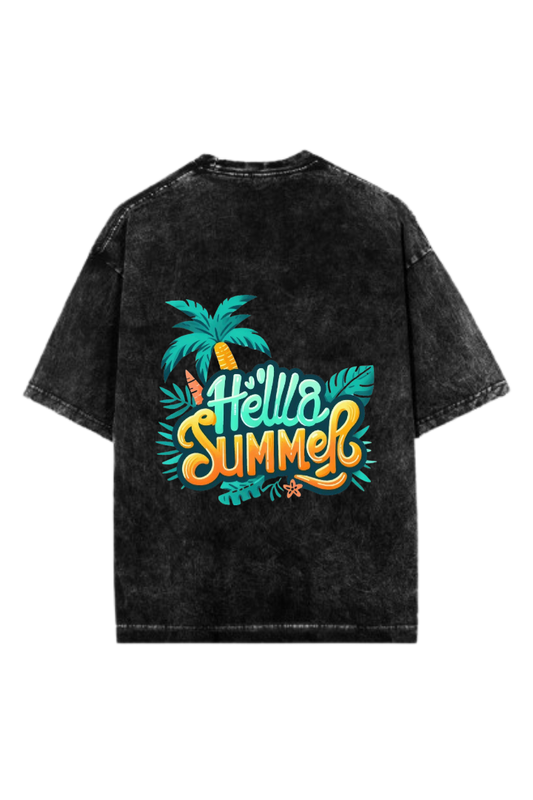 Summer Vibes One Size t- shirt Washed Back 46