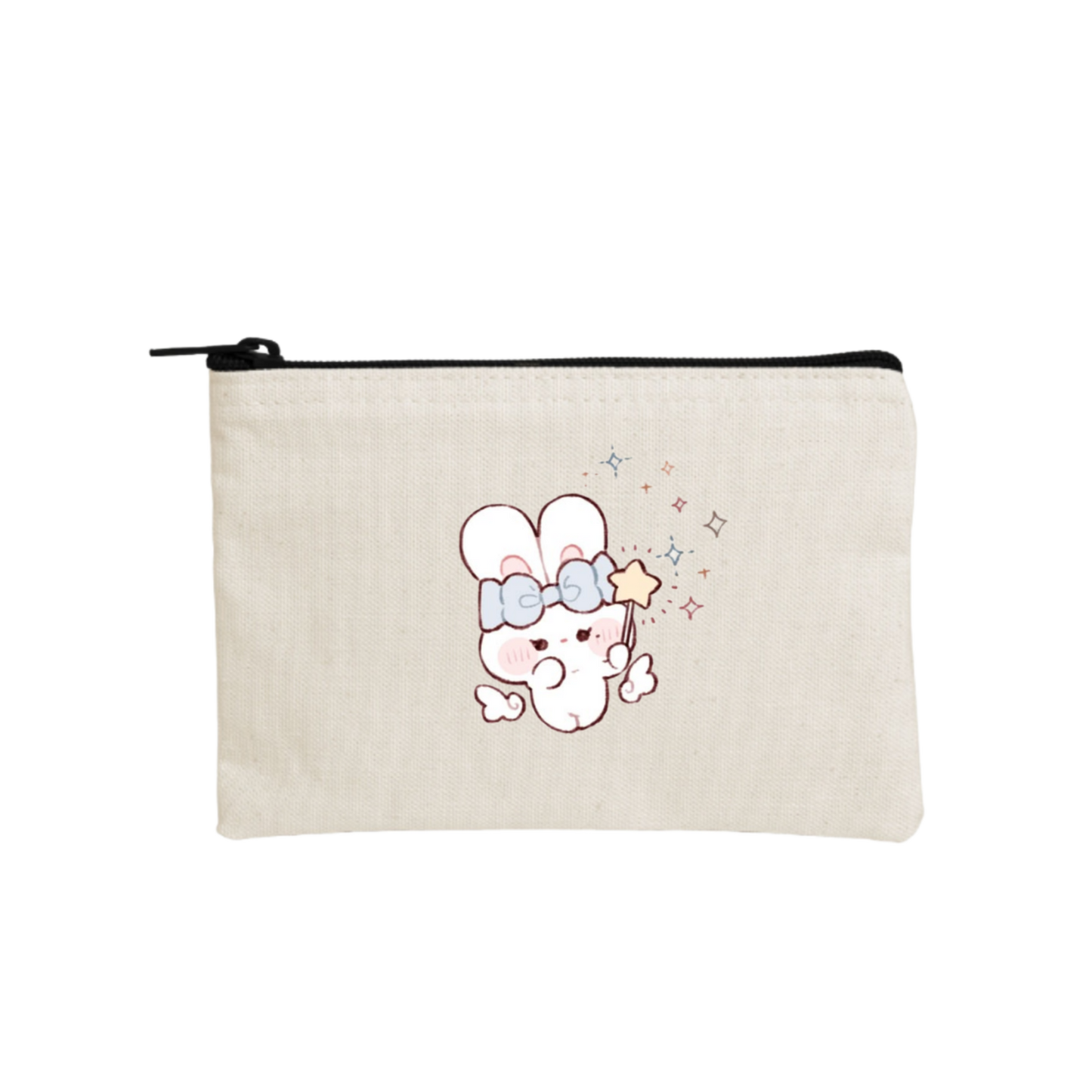bunny wallet pencil case Beige 36