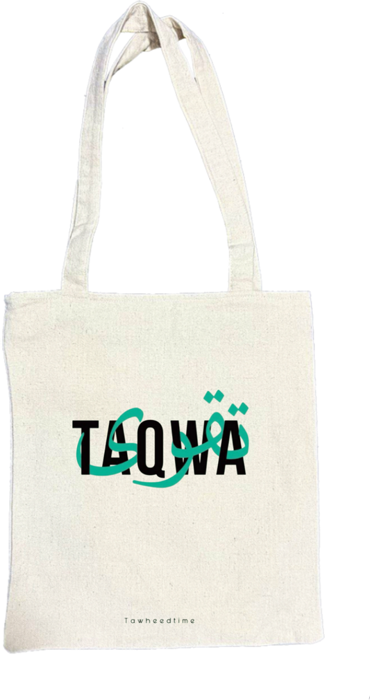 names tote bag beige TAQWA 46