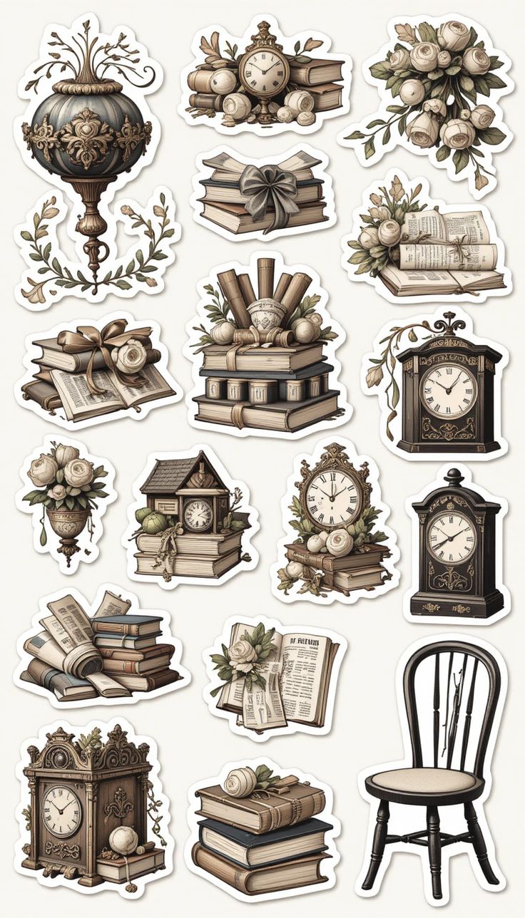 Aesthetic Cute Stickers Pack - Waterproof Vinyl Cartoon Decals for Water Bottles, Laptops, Scrapbooking, Kawaii Stationery Supplies sticker journal sticker