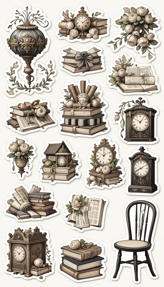Aesthetic Cute Stickers Pack - Waterproof Vinyl Cartoon Decals for Water Bottles, Laptops, Scrapbooking, Kawaii Stationery Supplies sticker journal sticker