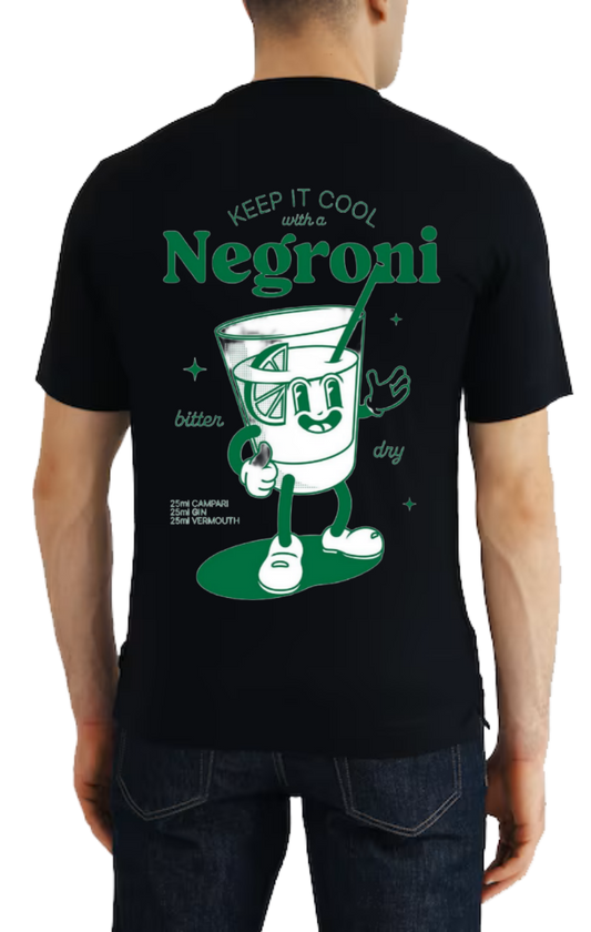 Negroni t- shirt One Size Black back 47