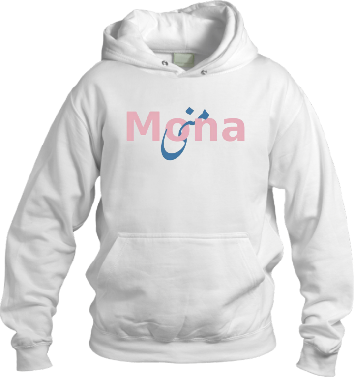 names One Size hoodie White Mona 47