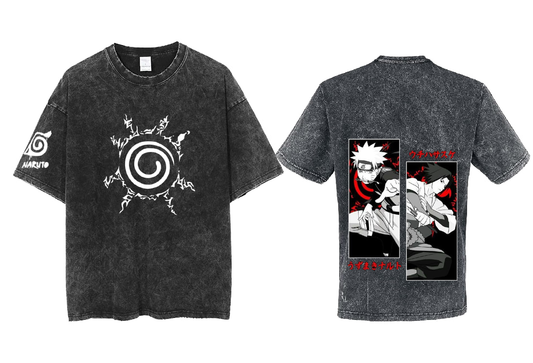 Naruto Shippuden t- shirt One Size Washed Back 47