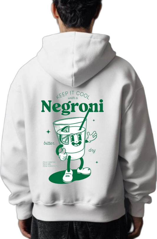 Negroni One Size hoodie White Back 47