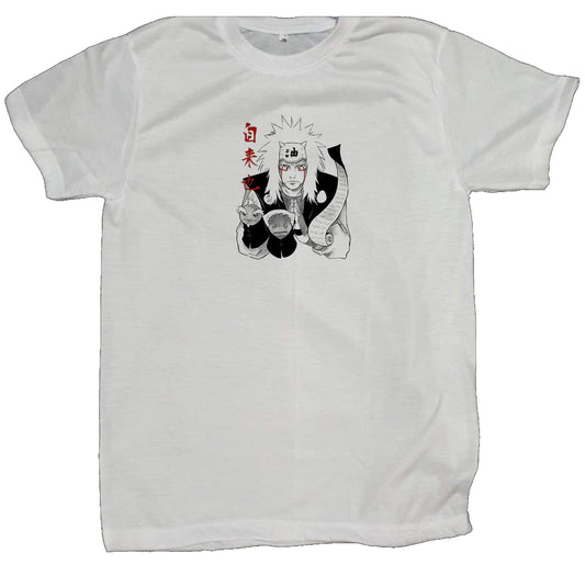 Naruto Shippuden t- shirt fat White 47