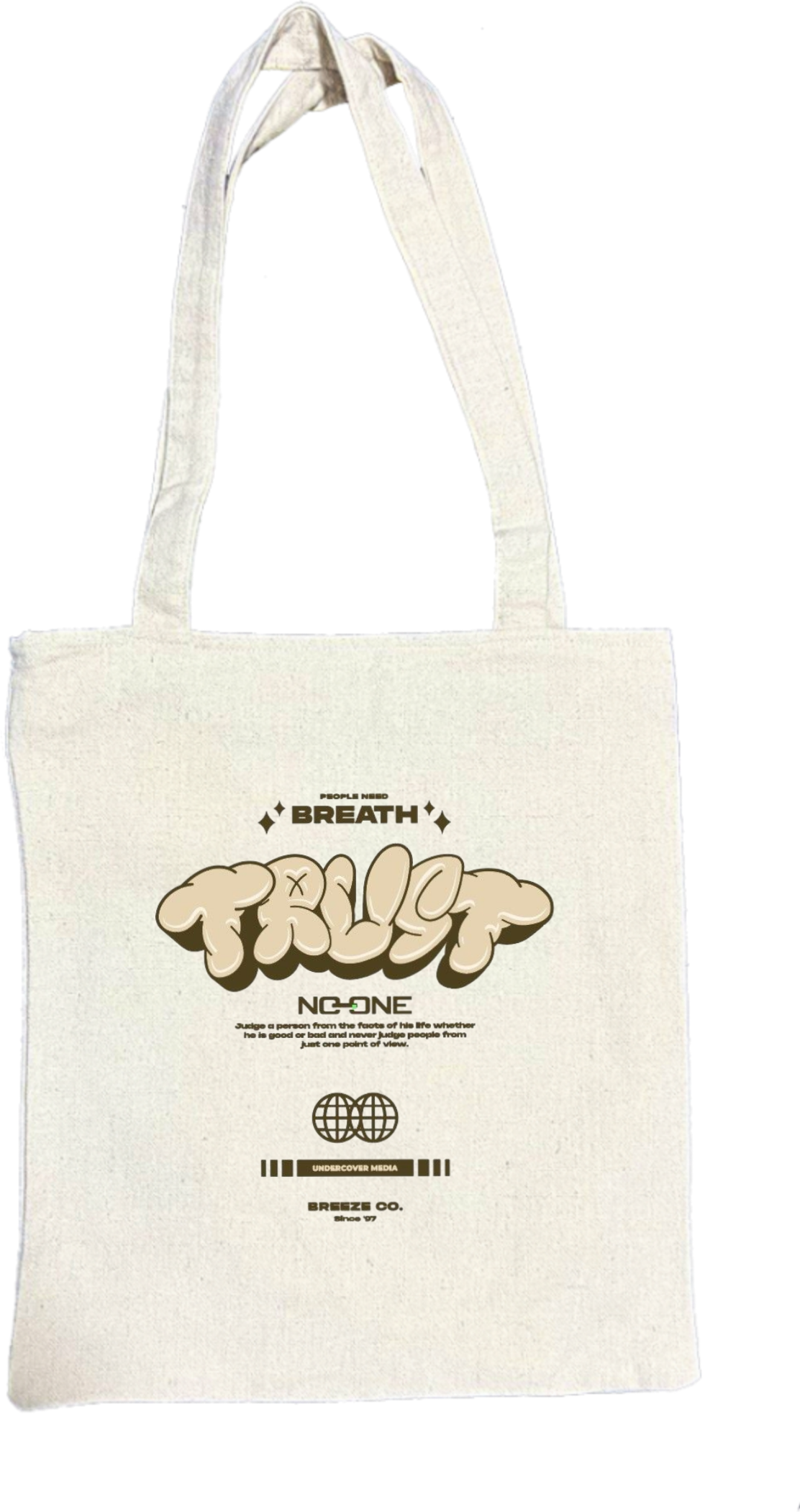 TRUST tote bag beige 187