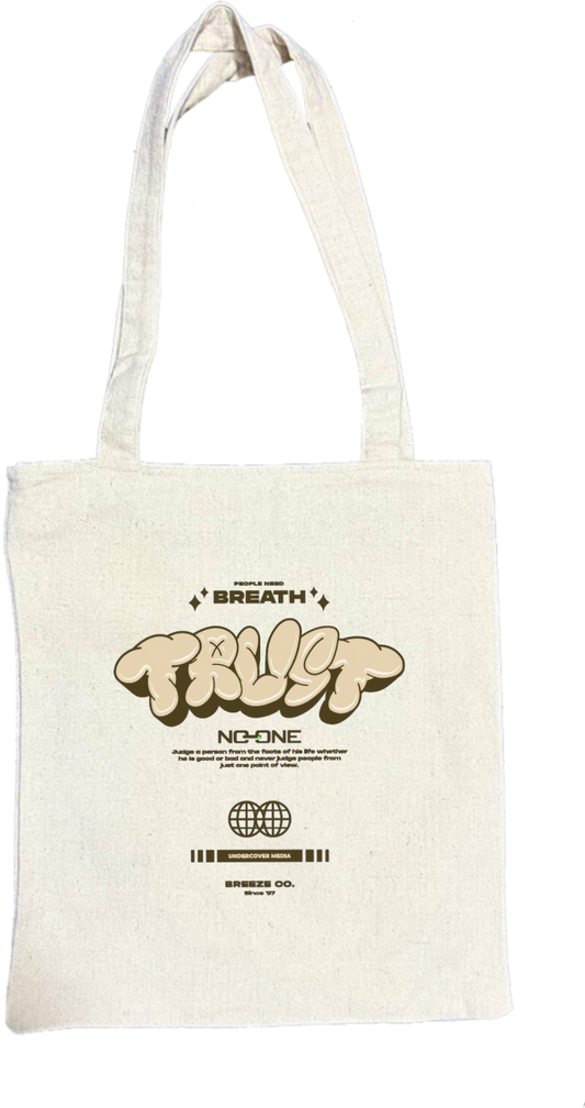 TRUST tote bag beige 187