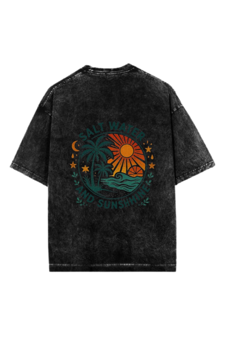 Summer Vibes One Size t- shirt Washed Back 47