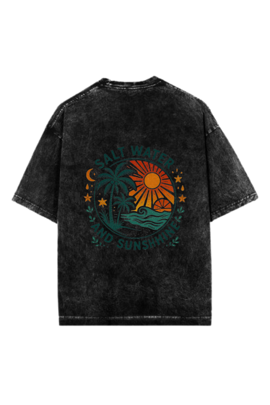 Summer Vibes One Size t- shirt Washed Back 47