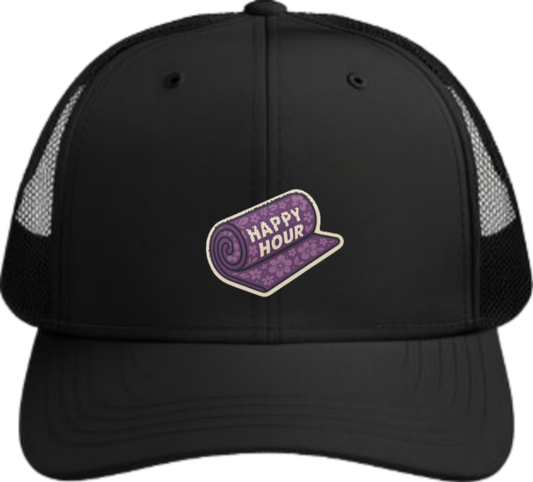 workout gym pilates Baseball cap Black 47