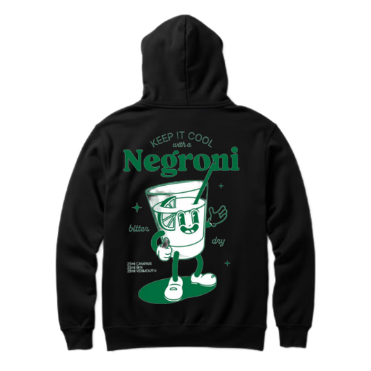 Negroni One Size hoodie Black Back 47