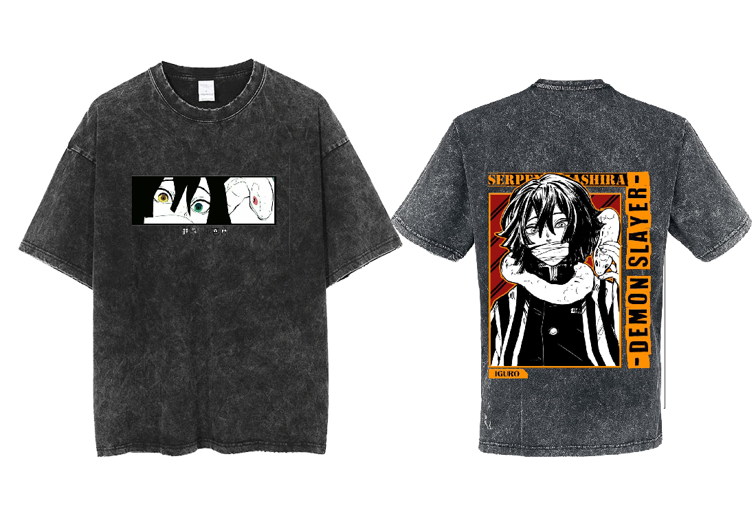 Anime Demon slayer nezuko tanjiro  One Size t- shirt Washed 46