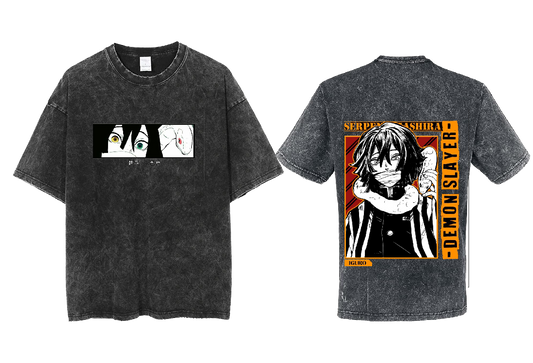 Anime Demon slayer nezuko tanjiro  One Size t- shirt Washed 46