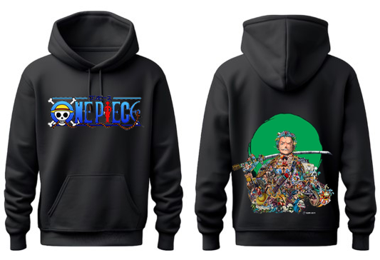 one piece One Size hoodie Black Back 47