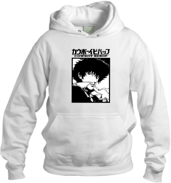 Cowboy Bebop Over Size hoodie White 12