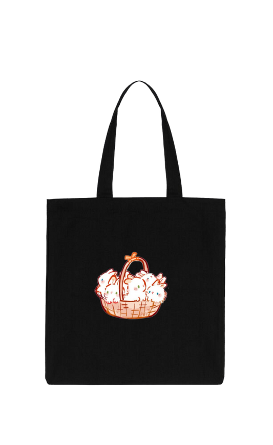 bunny tote bag White 47