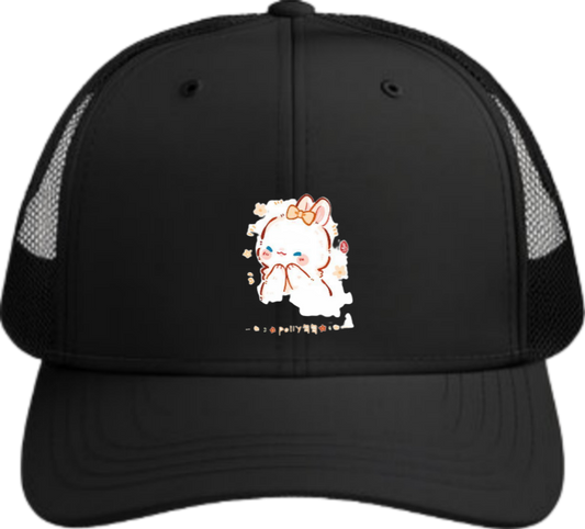 bunny Baseball cap Black 48