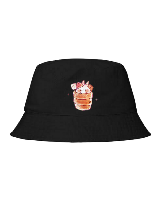 bunny Bucket hat Fishman hat cap Black 48