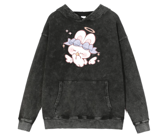 bunny Oversize Hoodie Washed 48