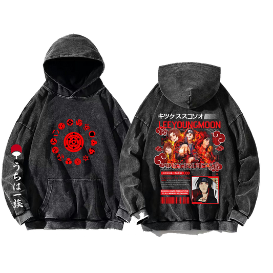 Naruto Shippuden One Size hoodie Washed Back 48